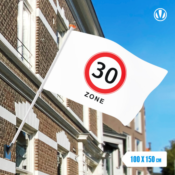 Vlag 30 Zone 100x150cm