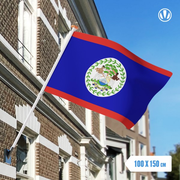 Vlag Belize 100x150