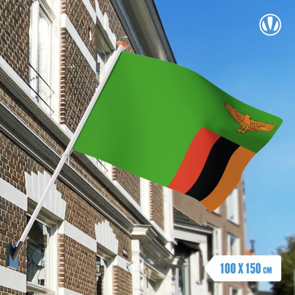 Vlag Zambia 100x150