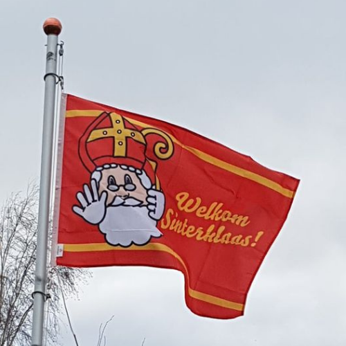 Vlag Welkom Sinterklaas 70x100cm