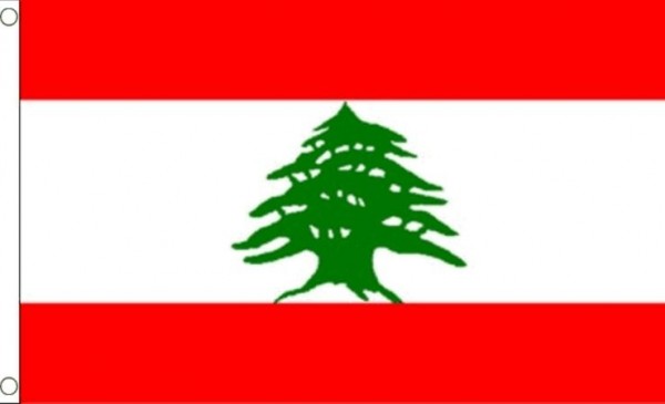 Vlag Libanon 60x90cm