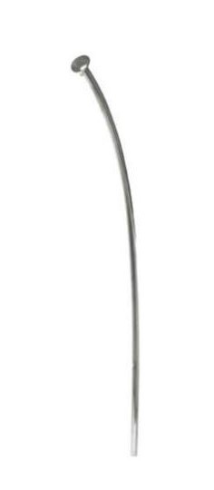Vlaggenstok RVS 100cm gebogen
