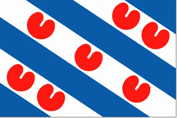 Friese vlag 120x180cm Friesland