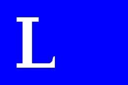 Loodsvlag ook wel gebruikt als Lesvlag 50x75cm