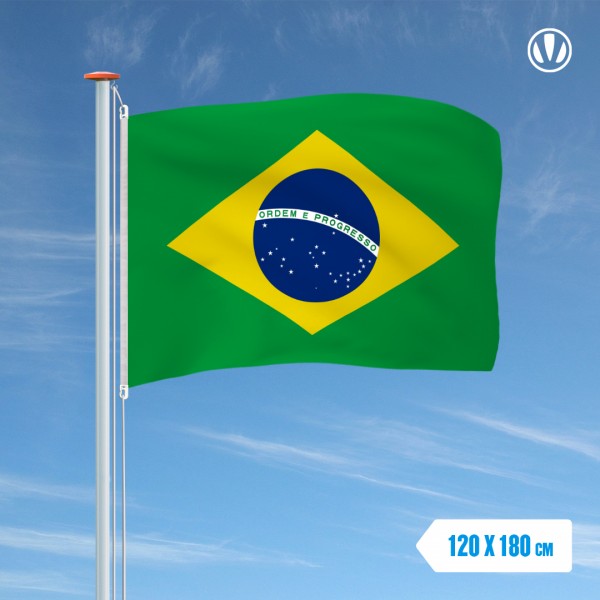 Vlag Brazilie 120x180cm