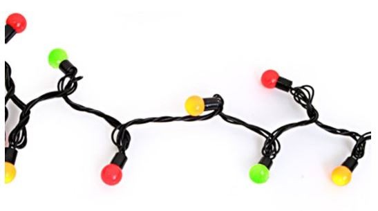 verlichtingssnoer rood/geel/groen lichtsnoer 6m 