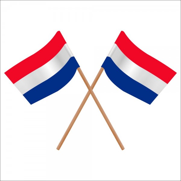Zwaaivlag Nederland 11x21cm 100% Eco