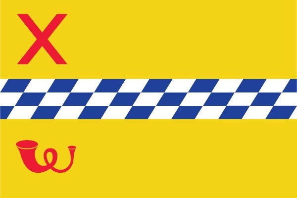 Vlag gemeente Woerden 30x45cm