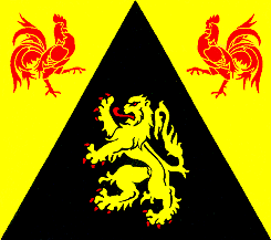 Tafelvlag Waals Brabant 10x15cm