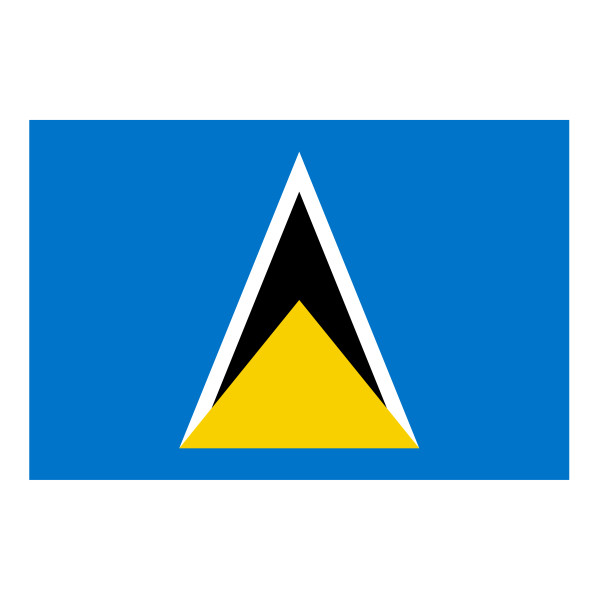 Vlag Saint Lucia 60x90cm