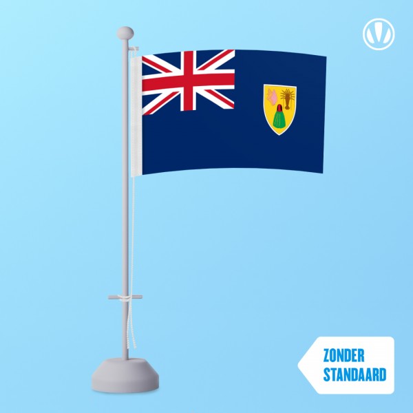 Tafelvlag Turks en Caicoseilanden