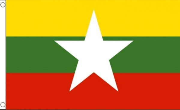 Myanmar vlag Myanmarese vlaggen 90x150cm Best Value