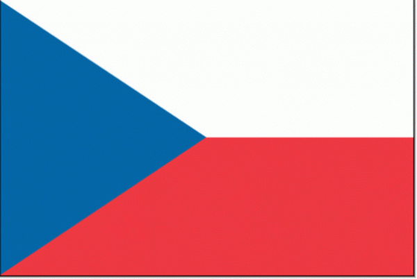 Tsjechische vlag | Vlaggen Tsjechie 40x60cm gastenvlag