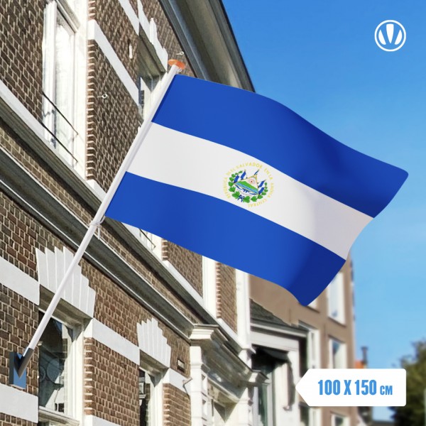 Vlag El Salvador 100x150