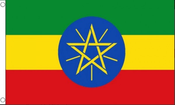 Vlag Ethiopië 60x90cm