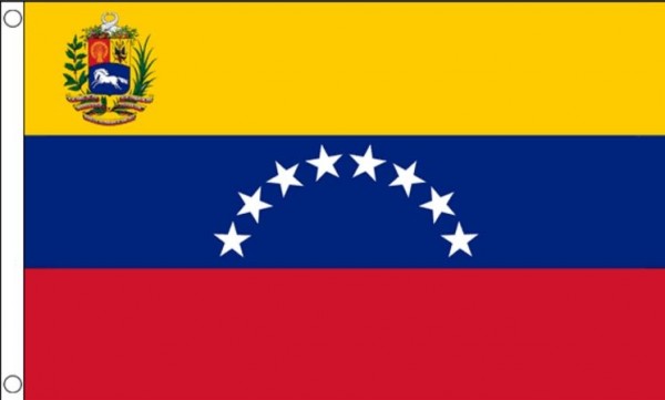 Vlag Venezuela met wapen 60x90cm