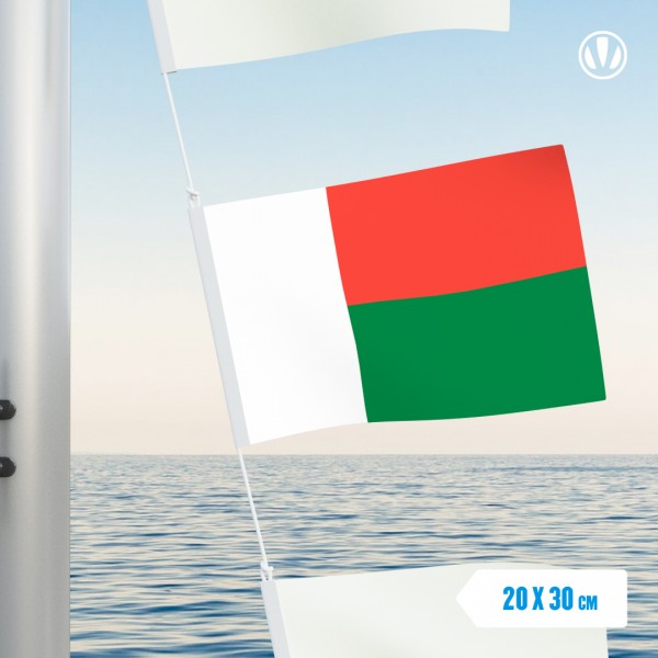 Vlaggetje Madagaskar 20x30cm