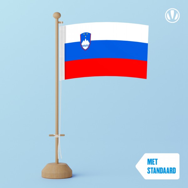 Tafelvlag Slovenie met standaard