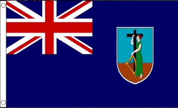 Montserrat vlag I Vlaggen Montserrat 90x150cm Best Value