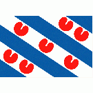 Tafelvlag Friesland 10x15cm | Friese Tafelvlaggen vlaggetje