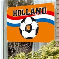 Raamvlag met voetbal 100x150cm voor ieder EK | WK