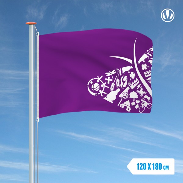 Vlag Oost Gelre 120x180cm
