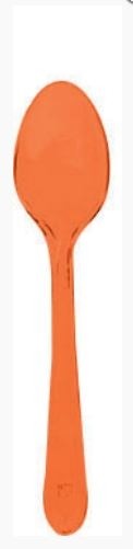 Lepels Oranje Bestek 10 stuks