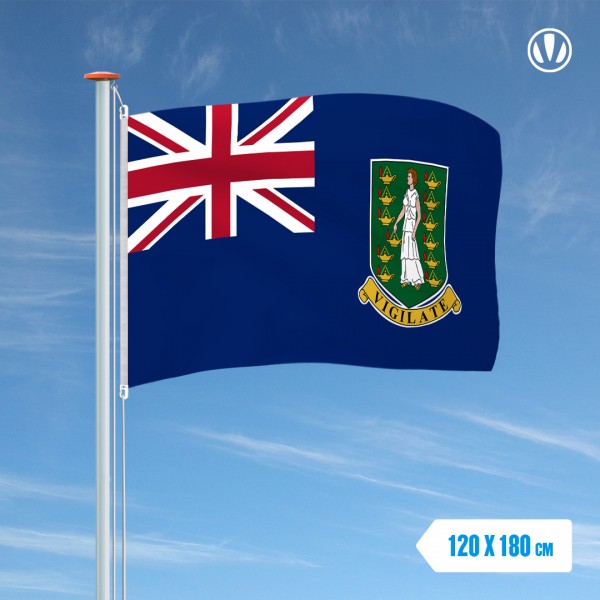 Vlag Britse Maagdeneilanden 120x180cm