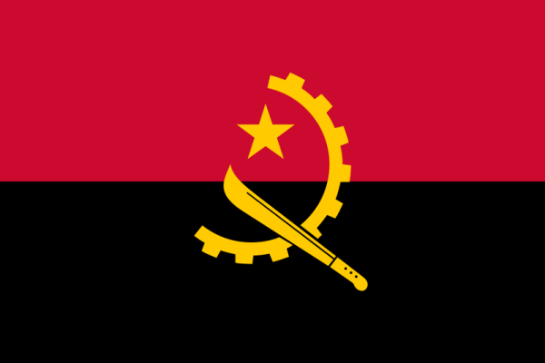 Vlag Angola 70x100cm