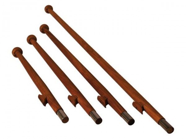 Vlaggenstok Teak 125cm | 25mm