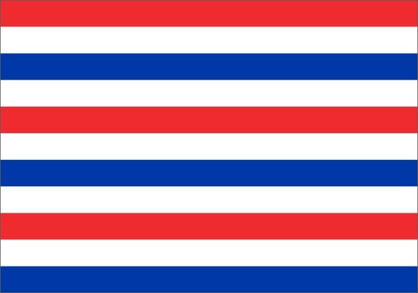 Prinsenvlag variant met de kleuren van de huidige Nederlandse vlag