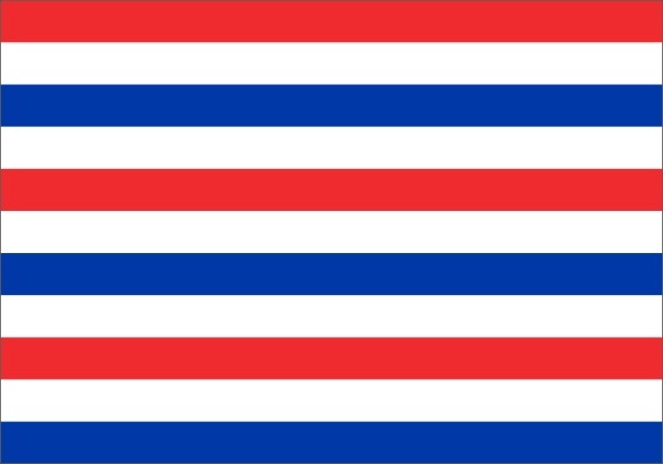 Prinsenvlag variant met de kleuren van de huidige Nederlandse vlag