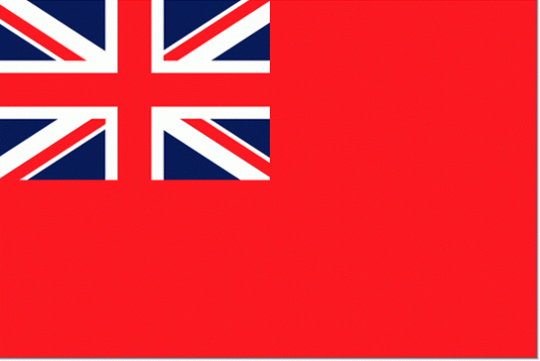 Groot Brittanië koopvaardij vlag Verenigd Koninkrijk 50x75cm Red Ensign