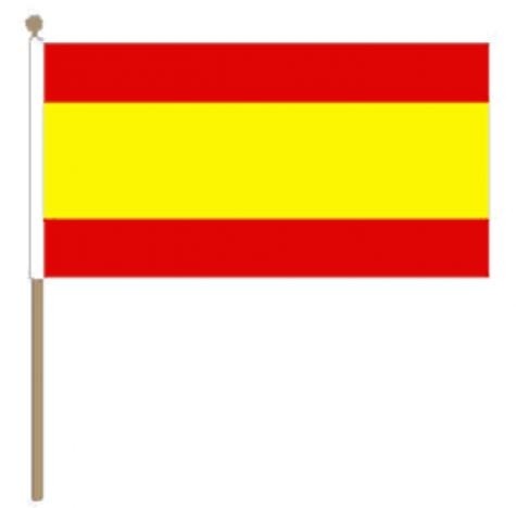Spaanse zwaaivlag Spanje 30x45cm, stoklengte 60m