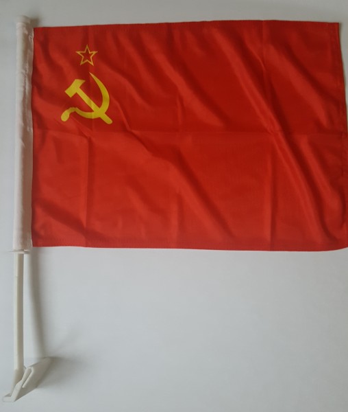 Autovlag USSR Luxe Sovjet Unie vlag van 30x45cm