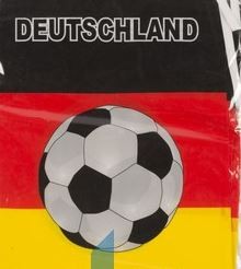 Vlaggenlijn Duitsland met voetbal - 10 meter | Plastic