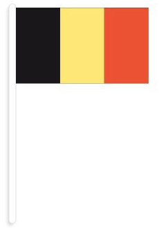 zwaaivlag België | België zwaaivlaggen 20x30 cm plastic