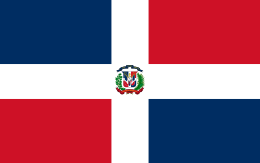 Vlag dominicaanse republiek 50x75cm