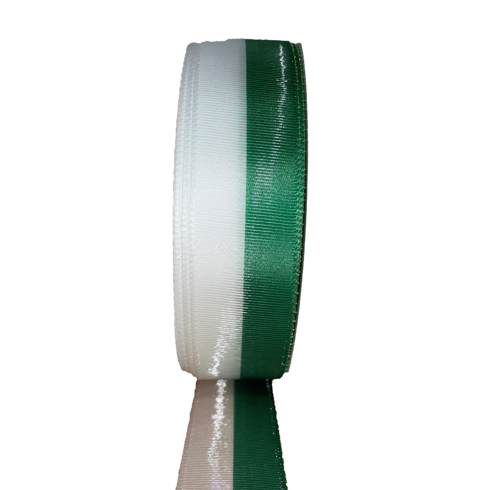Lint groen wit 25mm breed kopen bij