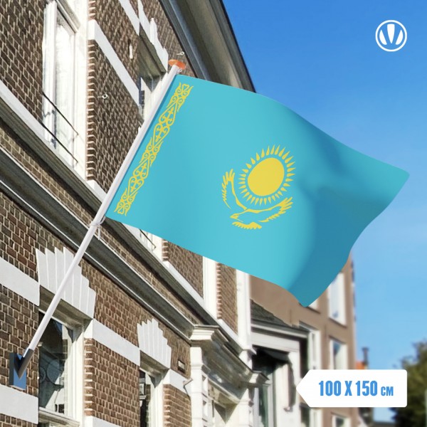 Vlag Kazachstan 100x150