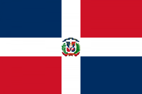 vlag Dominicaanse Republiek 30x45