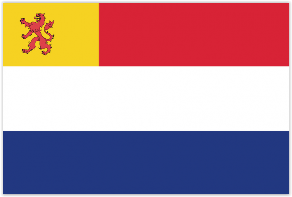 Vlag Nederland met Inzet Zuid-Holland 70x100cm