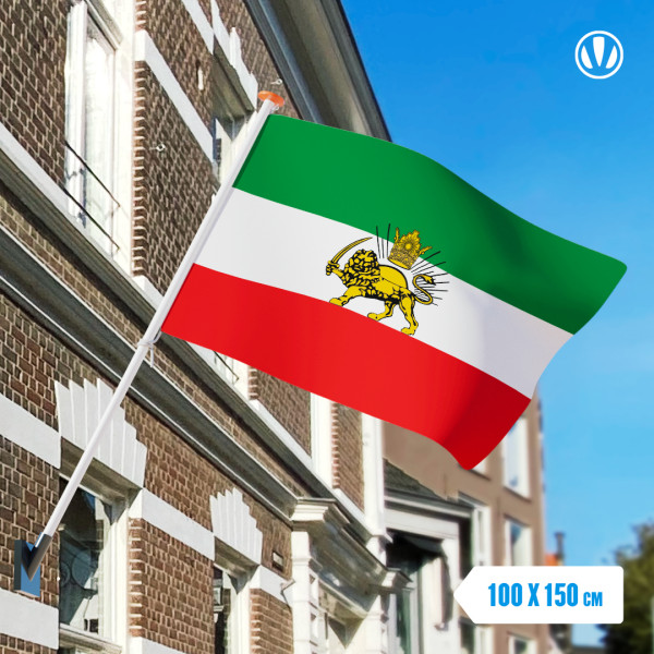 Koninklijke Iran vlag 100x150cm