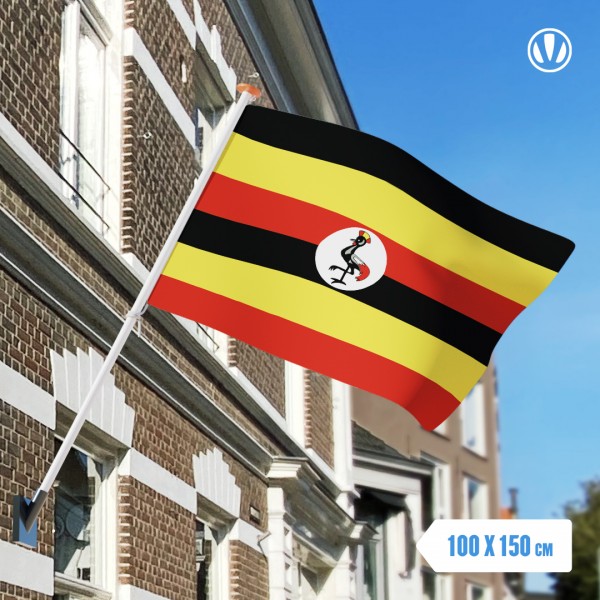 Vlag Oeganda 100x150