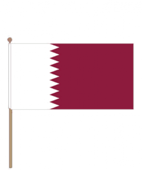 Zwaaivlag Qatar 30x45cm | Stof
