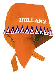 Bandana Holland Puntjes Oranje RWB EK | WK koningsdag
