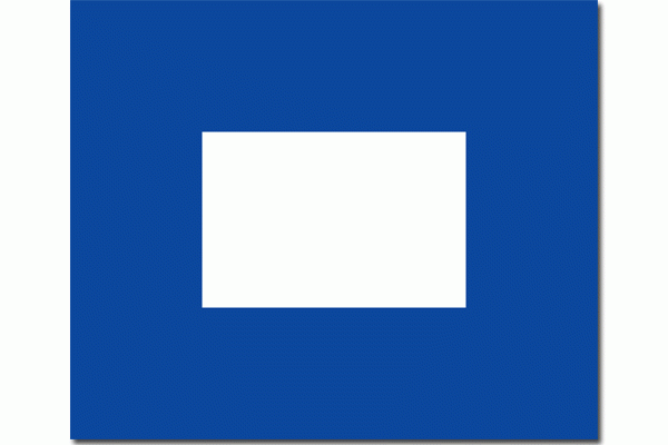 Seinvlag P 20x30cm Papa Blue Peter