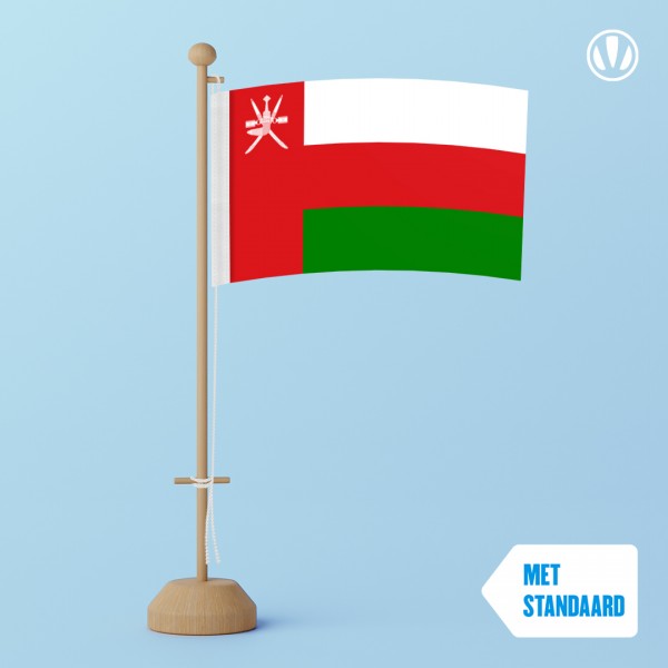 Tafelvlag Oman met standaard