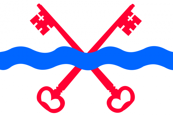 Vlag Leiderdorp 30x45cm