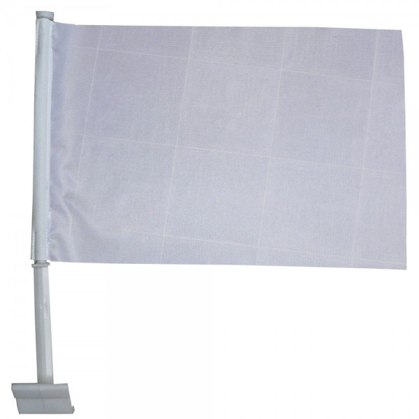 Witte autovlag eerste communie autovlaggen wit